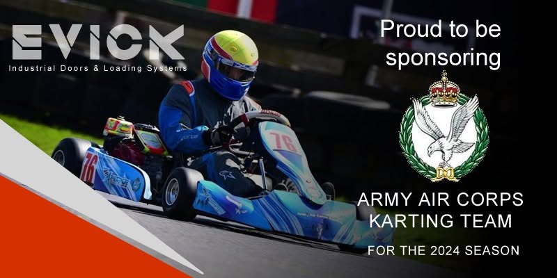 EVICK Army Air Corps Karting Team sponsorship announcement